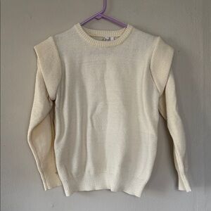 Elan Soft Cream Sweater small